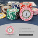 Luobao 14 Gram Clay Premium Poker Numbered Chips 1