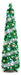 BTU Foldable Christmas Tree with 50 Lights, Pliable Tinsel 0