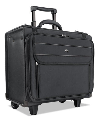 Solo Morgan Rolling Laptop Briefcase with Wheels and Suspension System 5