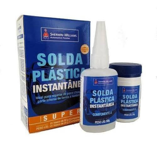 Soldadura Plásticos Instantánea Sherwim Williams 50g + 25g 0