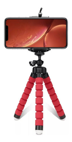 Spider Tripod Octopus 17 cm GoPro Cell Phone with Included Head 7