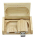 Disco Flash Usb De Madera De Arce Con Caja De Madera U Disco 2