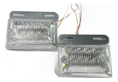 Generic 24V LED Trailer Tail Lights x2 Amber A12 2