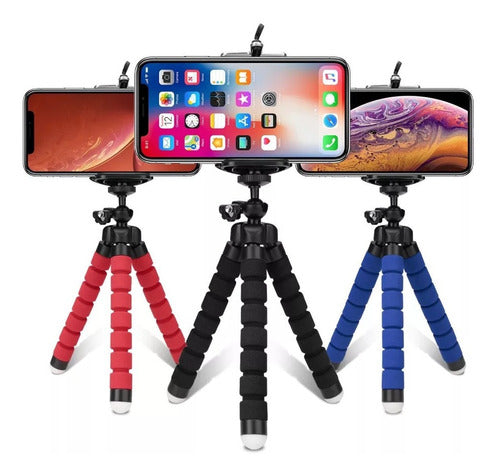 Spider Tripod Octopus 17 cm GoPro Cell Phone with Included Head 1