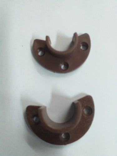 Plastic Brown 5/8 Pipe Support for Hanging Furniture 1