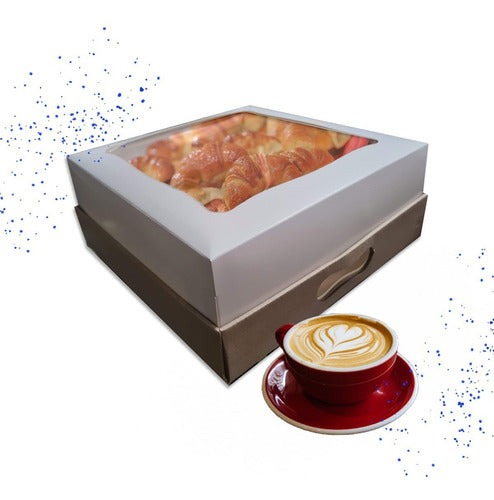 Umpapel Breakfast Tray Gift with Lid 30x30x12 - 50 Units 0