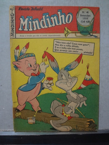 Gibi Mindinho Nº 46 1952 Rev. Infantil Gaguinho Pernalonga 0