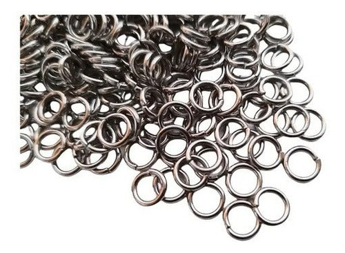 Set of 500 6mm ZAMAC Metal Rings for Lingerie and Crafts 2