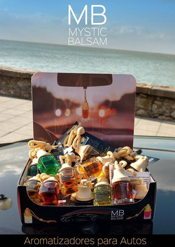 Mystic Balsam Hanging Car Perfume - 7 Long-lasting Fragrances - Perfume Mystic Balsam Aromatizador Para Colgar 7 Fragancias