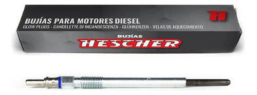 Hescher Glow Plug for Ford Fiesta 1.4 TDCi F6JA, F6JB 0