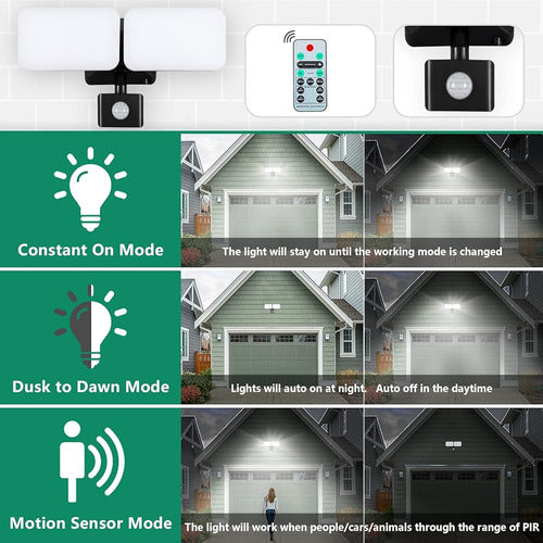 Zorykn 20w Sensor De Movimiento Led Luz De Seguridad Con Con 1