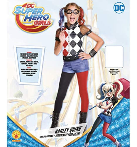 Disfraz De Harley Quinn De Superhéroe Dc De Rubie, Mediano 3