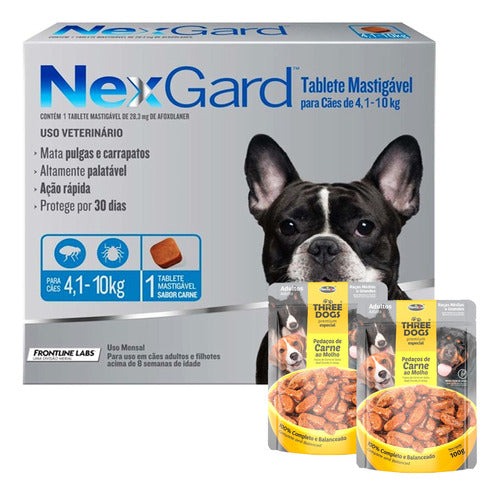 NexGard Flea Tablet for Dogs 4 to 10 Kg 0