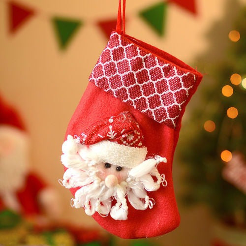 Xmax 6 Pack Christmas Stockings Hanging Bags 3