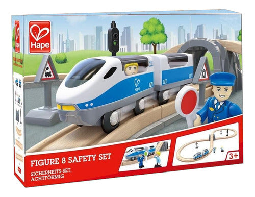 Hape Set Pista De Trenes En Forma 8 0