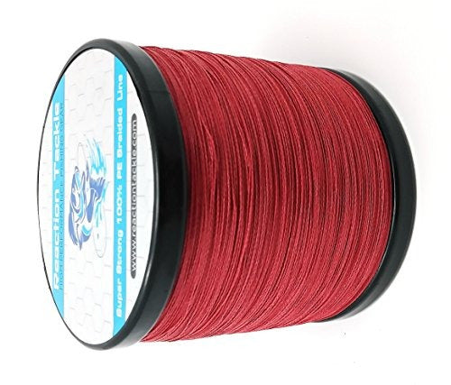 Aparejo De Reacción Rojo Oscuro 100lb 1500yd (nuevo) 3