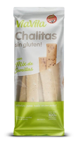 Viavita Gluten-Free Chalitas Various Flavors 100g x 3u 3