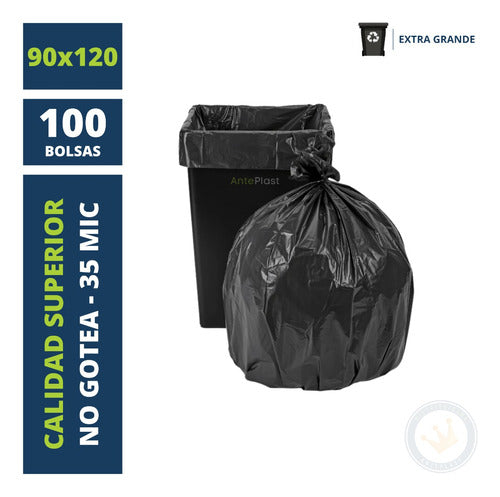 AntePlast Garbage Bags Assorted Colors 90x120 X100u 0