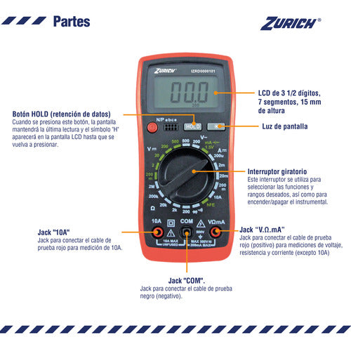 Multimetro Digital Profesional Con Inyeccion De Señal Hy-86 1