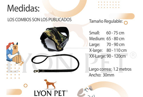 Lyon Pet Ergonomic Harness and Max Resistance Padded Leash 1