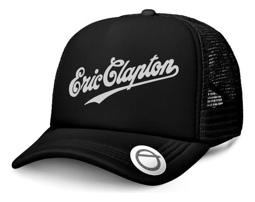 Newcaps Eric Clapton Is God Rock Cocaine Trucker Cap 3