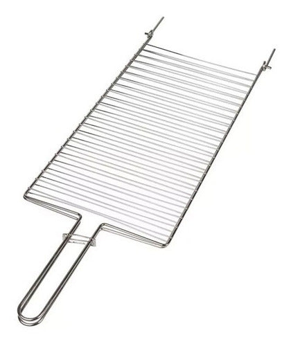 Mor Rejilla Parrilla Doble Para Parrillero Asado 81x27cm 1