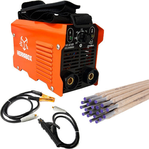 Herrabox Inverter Welder 100amp Ultracompact + 1 Kg Electrode 2.0 0