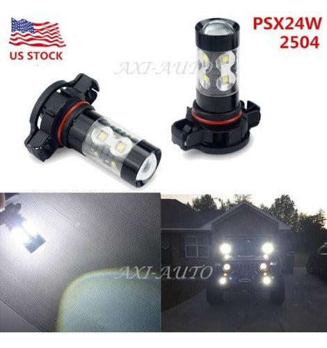 Cree 2800LM 50W PSX24W 2504 Xenon White LED Daytime Running Lights 1