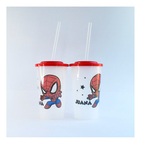 10 Personalized Transparent Souvenir Cups with Name 12