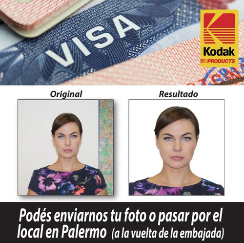 Foto Visa Canada 3,5 X 4,5 Pasaporte En El Acto Palermo 1