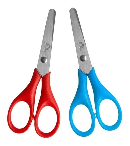 Ezco Pekes School Scissors 12 cm Red Blue - Per Unit 0