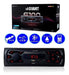 Svart Bluetooth Mp3 Car Radio with USB and Card Reader 0