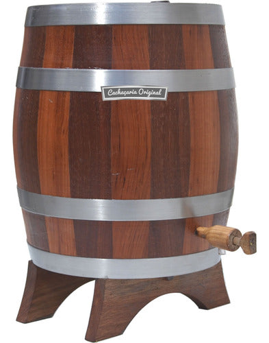 Barril Dorna Cachaça Pipote Cedro Vertical 5 Litros 0