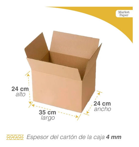 Market Paper Reinforced Moving Box 35x24x24 - Pack of 25 2