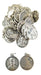 Set of 10 Cura Brochero Saint Medals Souvenirs - 18mm 0