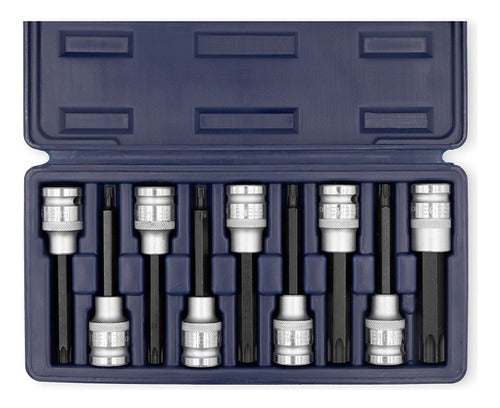 9-Piece Torx Bit Socket Set 1/2" Drive by Bremen 5779 1