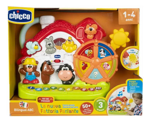 Brinquedo Educativo Sonoro Nova Fazendinha Bilíngue - Chicco 5