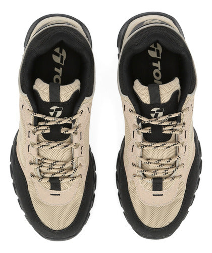 Topper Zapatillas Outdoor Grove Hombre En Beige Y Negro 3