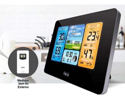 Estação Meteorologica Temperatura Umidade Sensor Externo Pre 0