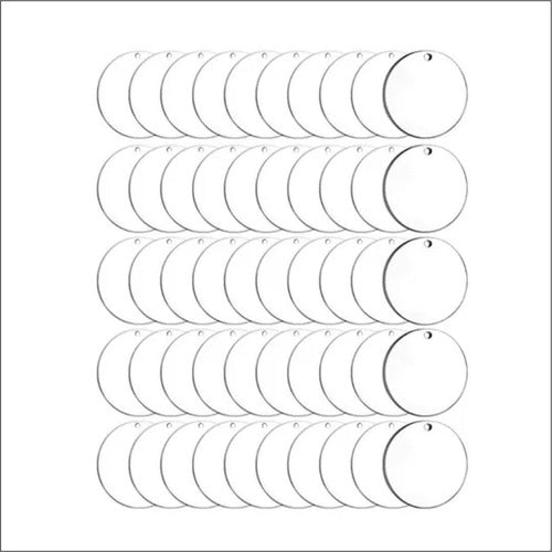 ACRÍLICO Circulo 4cm, 25 Pzas. 0