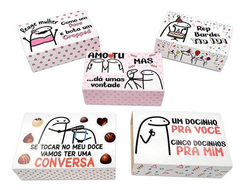 10 Caixa Embalagem 6 Doce Flork Meme Bento De Amor Divertido 1