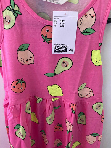 Pink H&M Girls Dress 4-6 Years with Tag 4