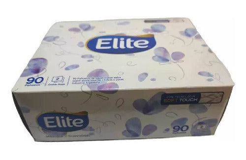 Elite Tecno Soft Touch X90 Double Layer Tissue Handkerchiefs U Flower 0