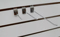 Pack of 50 Metal Blister Panel Hooks Chrome Plated 10cm 3291 2