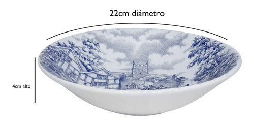 Set of 30-Piece English Dinnerware - Plates, Bowls, Cups 2