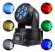 Generic Robotic Head Mobile LED Color Disco Dance Lights 5