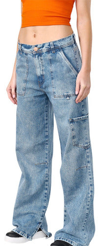 Pantalon Jeans Wide Leg Go Perfect Fit by Loreley 0