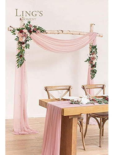 Ling's Moment Artificial Flower Kit for Wedding Arch 1