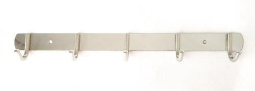 Stainless Steel Coat Rack with 5 Hooks 7