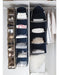 Hanging Fabric Organizer 6 Shelves Blue 27x29x122 Cm 2